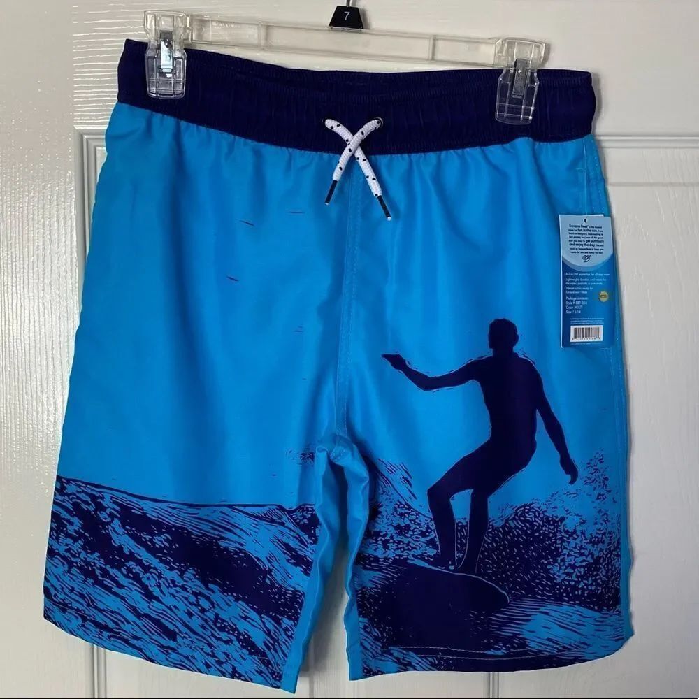 Banana Boat® Boys Size 14/16 Surfer Board Shorts